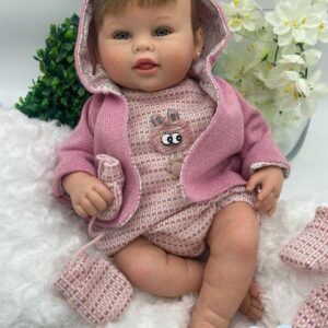 Bebe Reborn Ester Pelo Natural 46 cm