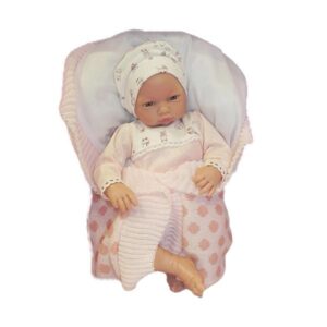 Muñeca Reborn Cris Traje Y Mantita 46CM