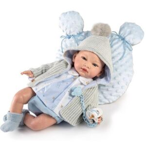 Muñeco Reborn Alejandro Sin Pelo 42cm