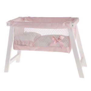 Cuna de madera para muñecas Antonio Juan de 40 y 42 centímetros, aunque también puede ser válida par