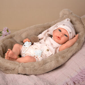 Reborn Arias 40 Cm Lidia Beige C/Cuna