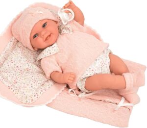 Elegance 35 Cm Babyto Rosa C/Manta (Muñeco De Peso)