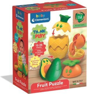 SET PUZZLE FRUTAS MONTA Y APRENDE