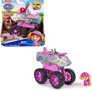 Paw Patrol Figura Skye Rescue Wheels y Vehículo Transformable Jet
