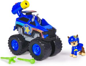 Paw Patrol Chase Rescue Wheels y Coche Policia Lanza Proyectiles