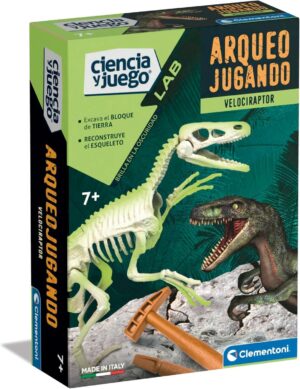 Arqueojugando - Velociraptor fosforescente
