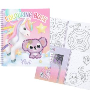 Ylvi libro de colorear con unicornio y lentejuelas