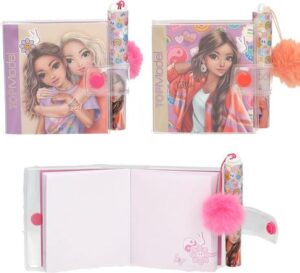 TOPModel mini bloc de notas con bolígrafo GIRL POWER