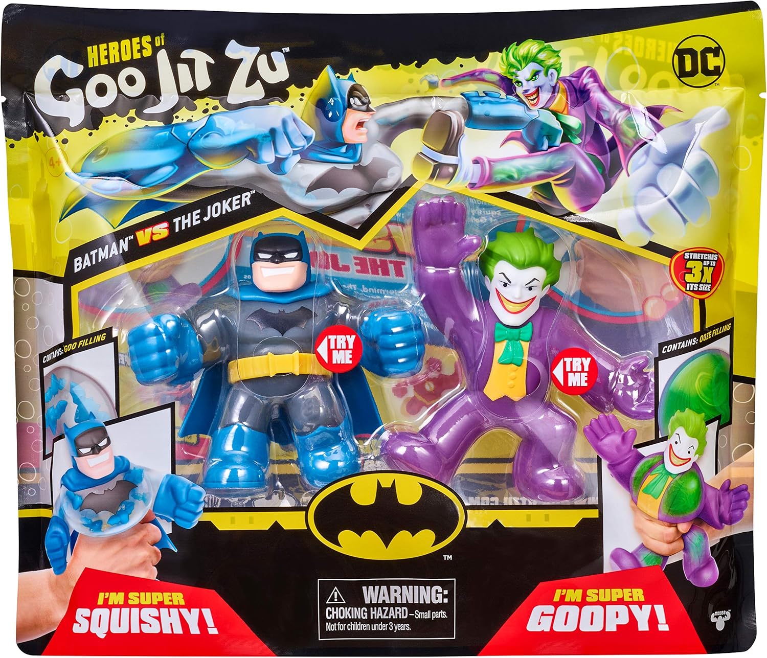 Goo Jit Zu Dc Versus Pack - Batman Vs Joker