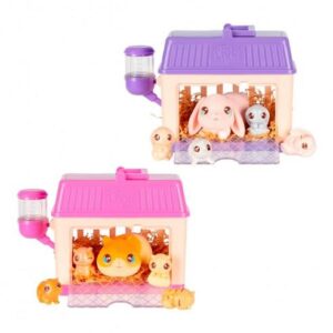 Little Live Pets Minis Mama Surprise! Mascotas con Casita