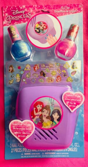 Set Manicura+Secador Townley Girl Princesas Disney
