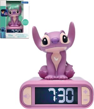 Reloj Despertador 3D Stitch - Angel