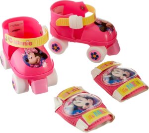 Patines Y Protecciones Niños Minnie Mouse Talla 23-27
