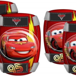 Set Protecciones coderas y rodilleras Stamp Cars