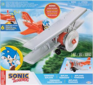 Avion Sonic con sonido con 1 Figura