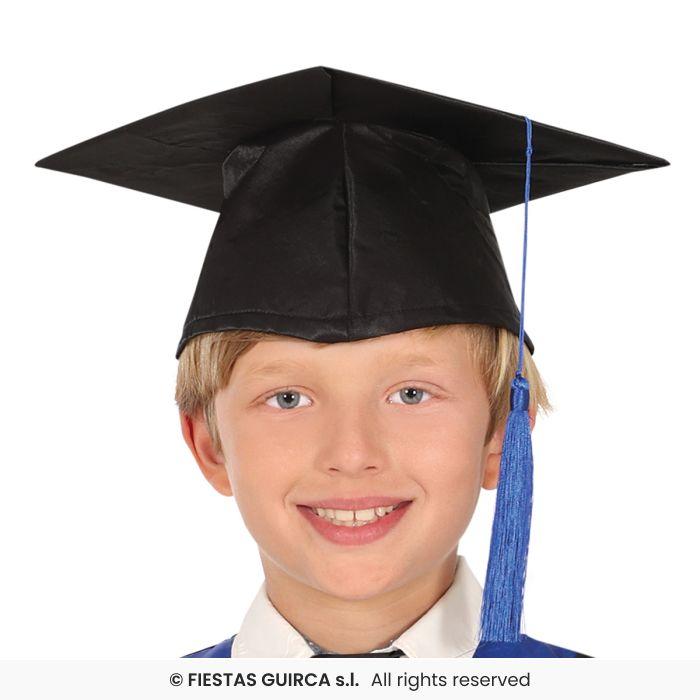 DISFRAZ LICENCIADO GRADUADO CUELLO AZUL UNISEX 5-6 años - Imagen 3