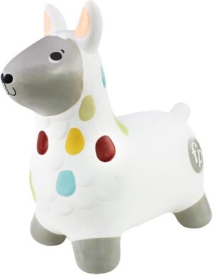 FISHER PRICE: LLAMA SALTARINA CON HINCHADOR