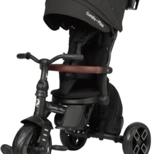 Triciclo Comfo Max 6 -In-1 Plegable En Aluminio Negro