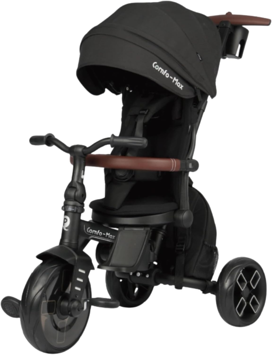 Triciclo Comfo Max 6 -In-1 Plegable En Aluminio Negro