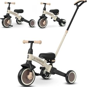 Triciclo Stager Evolutivo 3 en 1 Brown - Bicicleta De Equilibrio