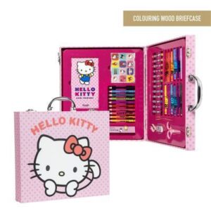 set papelería maletín hello kitty