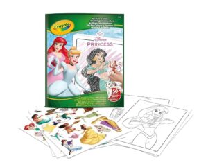 Libro Colorear + Stickers Disney Princesas
