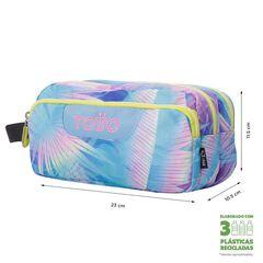 Estuche Totto Agapec - Prisma 3 Compartimentos