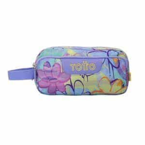 Estuche Totto Agapec Grafily 3 compartimentos