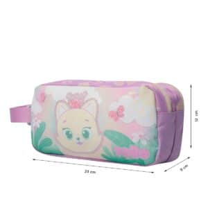 Estuche Totto Queen Cat 2 compartimentos