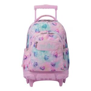 Mochila Totto Renglones Glitter Shiny Heart PC 15.4´ con capacidad de 26L