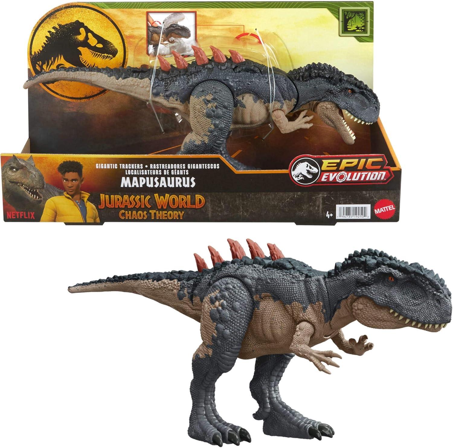 Jurassic World Dinosaurio Mapusaurus - Gigantic Trackers Figura - Imagen 2