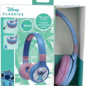 Auriculares bluetooth Disney Stitch con cable 2 en 1