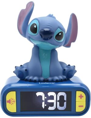 Despertador digital luz 3D Disney STITCH