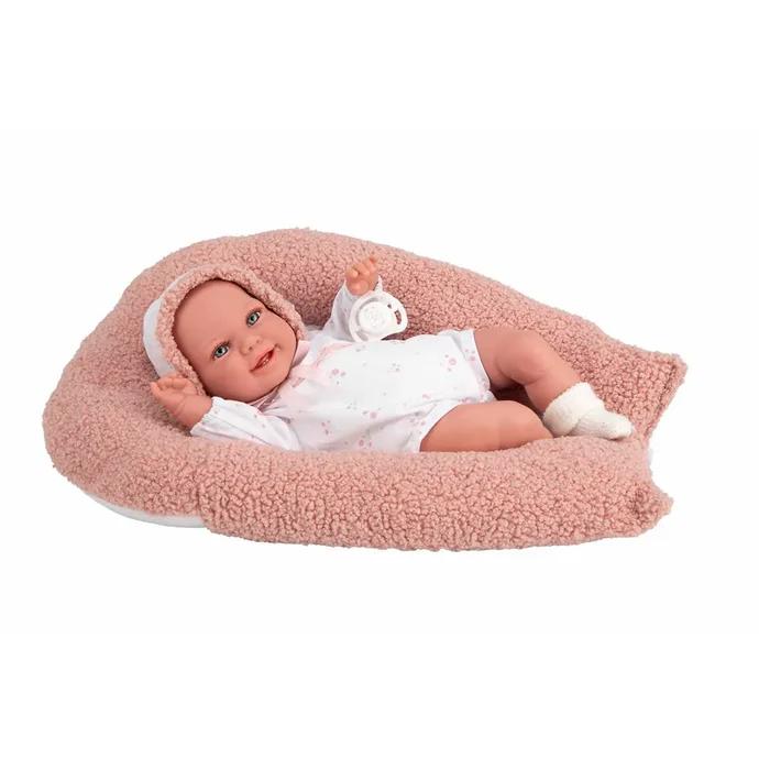 Muñeca Elegance Babyto Rosa 35 cm con Almohada