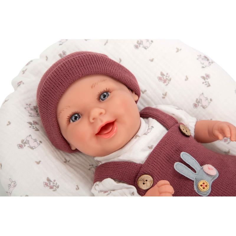 Muñecas Arias Elegance Gadi Granate con Cojín 35 cm - Imagen 3