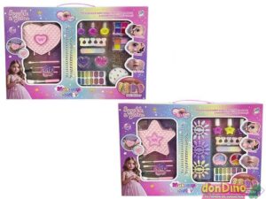 Caja bolso maquillaje c/accesorios surtido