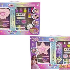 Caja bolso maquillaje c/accesorios surtido