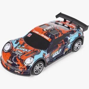Coche rally pvc c/luz r/c  b/cargador usb surtido