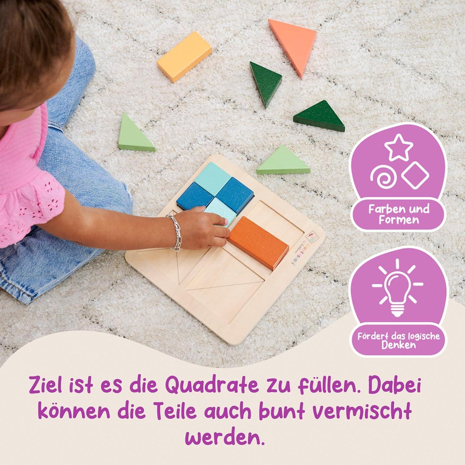 EH Puzzle formas madera Montessori - Imagen 3