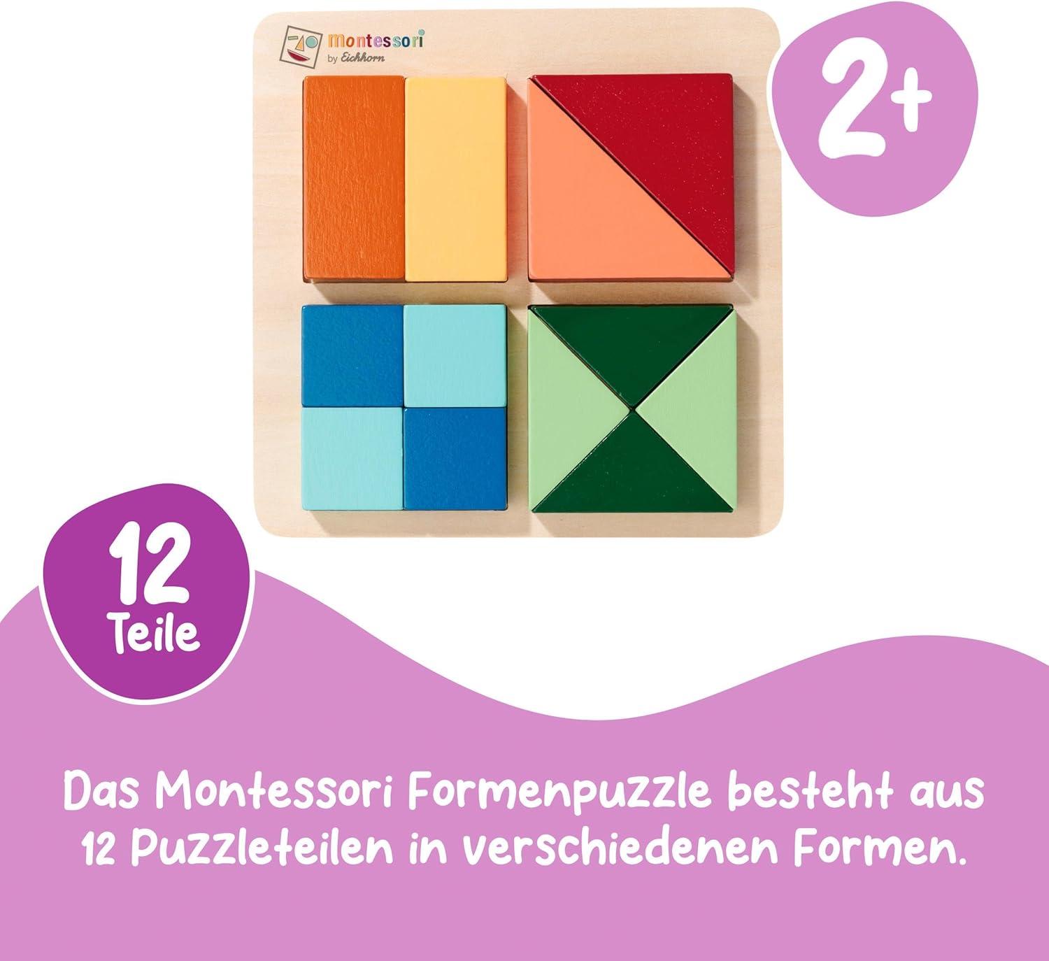 EH Puzzle formas madera Montessori - Imagen 4