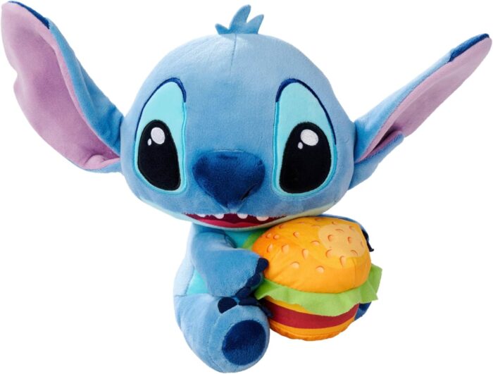 Disney Stitch con hamburguesa 25 cm - Imagen 1