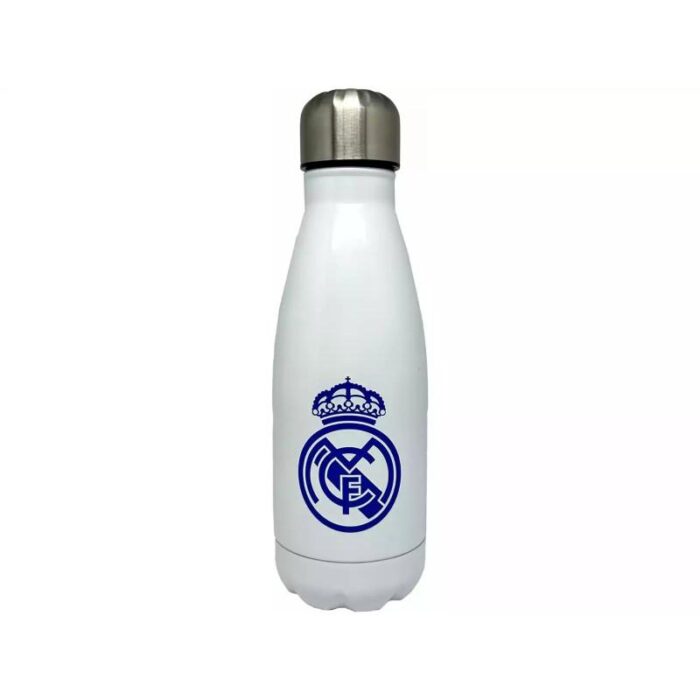 botella de acero inoxidable escudo Real Madrid - Imagen 1