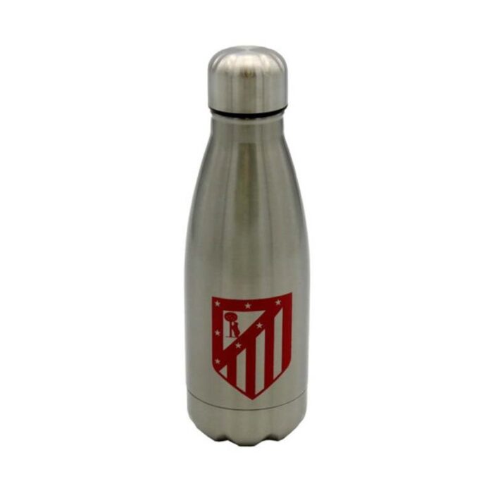 Botella de acero doble pared Atlético de Madrid plateada 550ml - Imagen 1