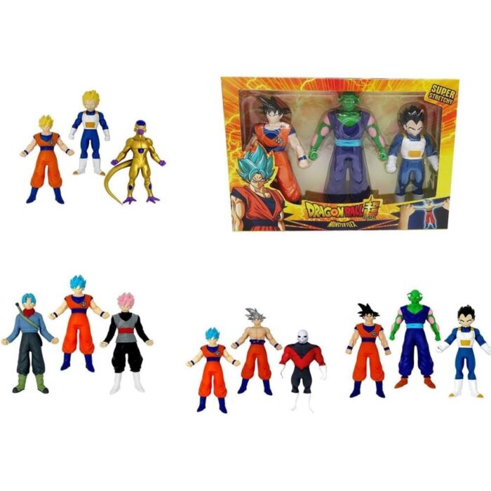 Monsterflex Dragon Ball 3 Figuras Surtido - Imagen 1