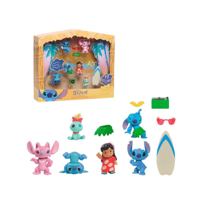 Blister 6 Figuras Stitch Disney – Mini Set Coleccionable (5 cm) - Imagen 1