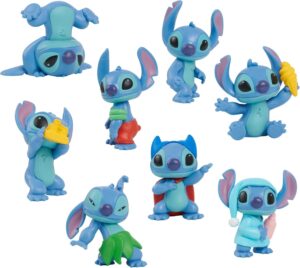FIGURA STITCH 5 CM - Pack 8 figuras