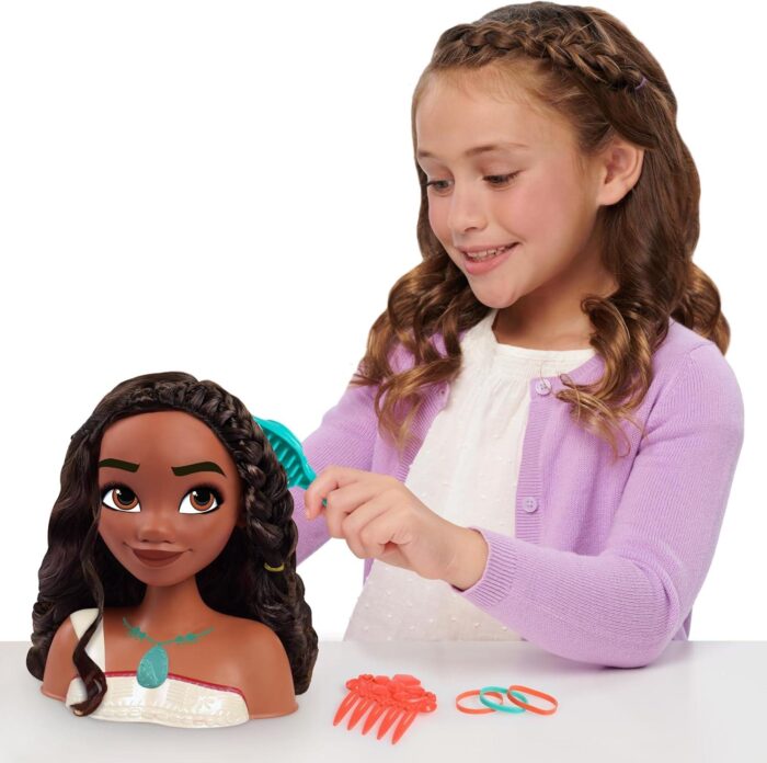 Busto peinados Vaiana Moana 2 Disney - Imagen 2