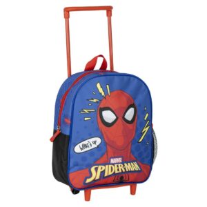 Mochila Infantil c/Carro Spiderman plega