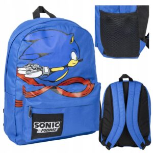 Mochila Escolar Grande Sonic Prime