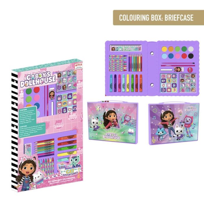 Set Papelería Coloreable Gabby´s Dollhou - Imagen 1